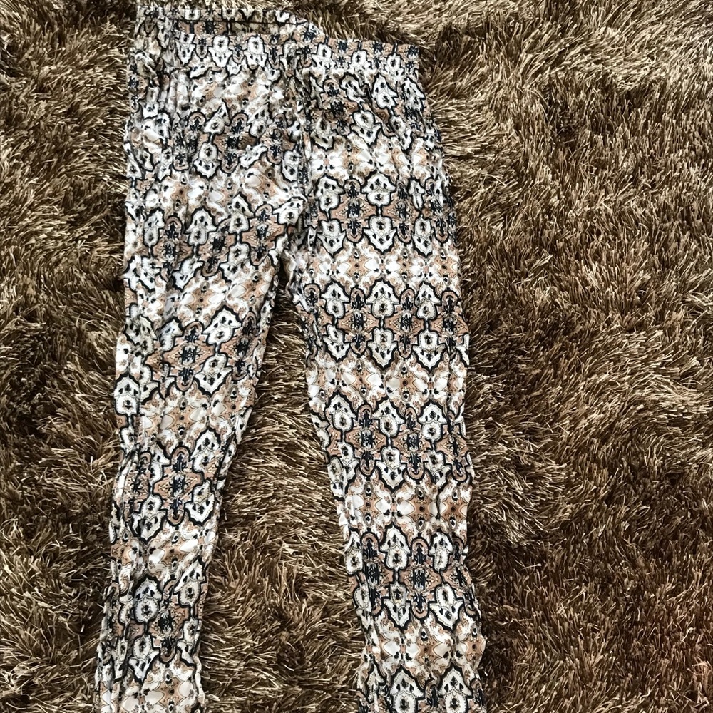 Multicolored Linen Pants